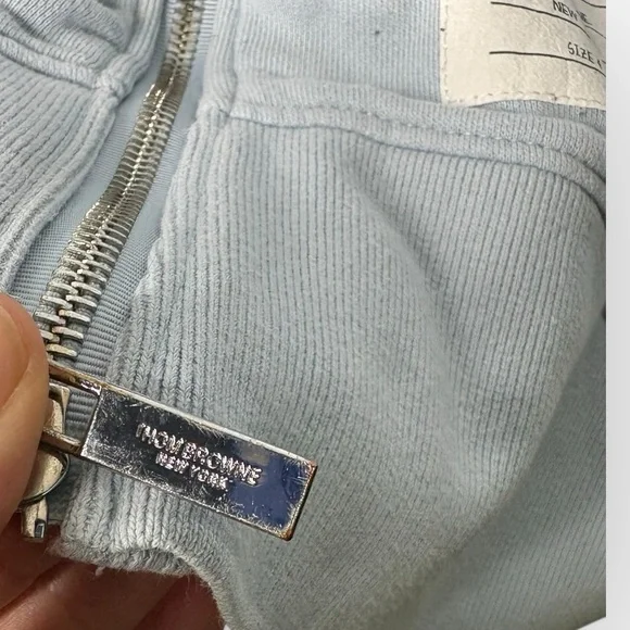 Thom Browne Sky Blue 4-Bar Hoodie Size 4 / Large - Picture 4 of 15